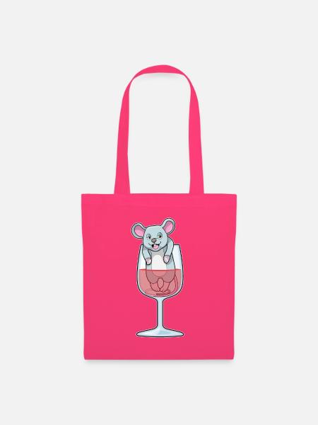 Ratte Rotwein - Stoffbeutel - Azalea