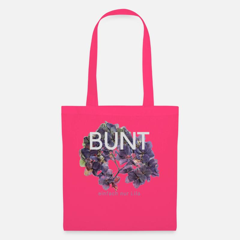 Bunt einfach nur Lila - Stoffbeutel - Azalea