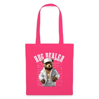 Gangster Hug Dealer Teddy Bear Funny - Tote Bag - azalea - Front