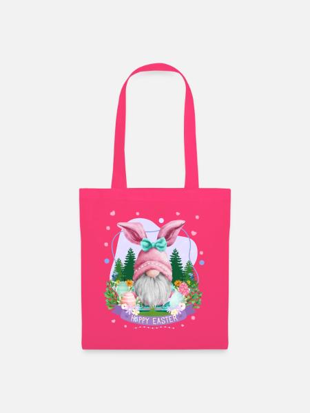 Hoppy Gnome Easter - Easter Gift Idea - Stoffbeutel - Azalea