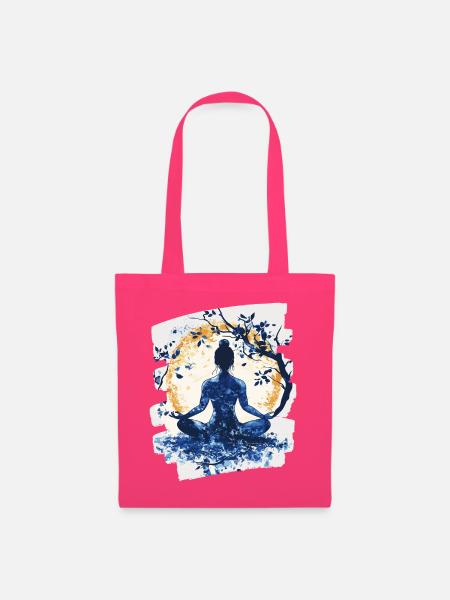 Yoga Namaste Meditation - Stoffbeutel - Azalea