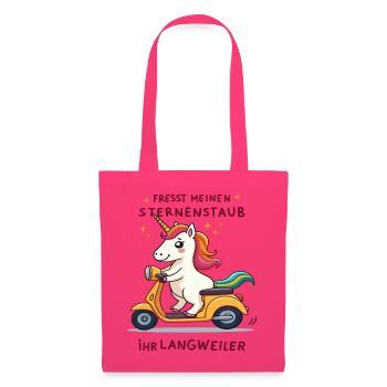 Trottinette Licorne - Sac en tissu - rose azalée - Devant