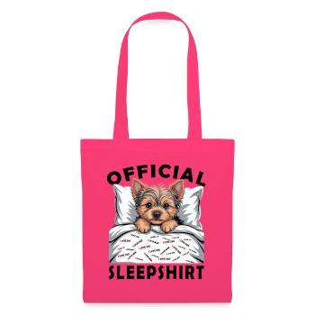 Yorkie im Bett Liebesbotschaft - Stoffbeutel - Azalea - Vorne