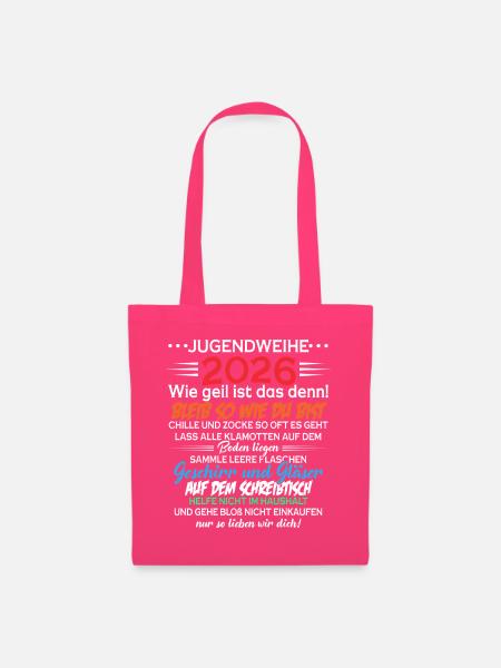 Jugendweihe 2026 Motivgestaltung - Stoffbeutel - Azalea