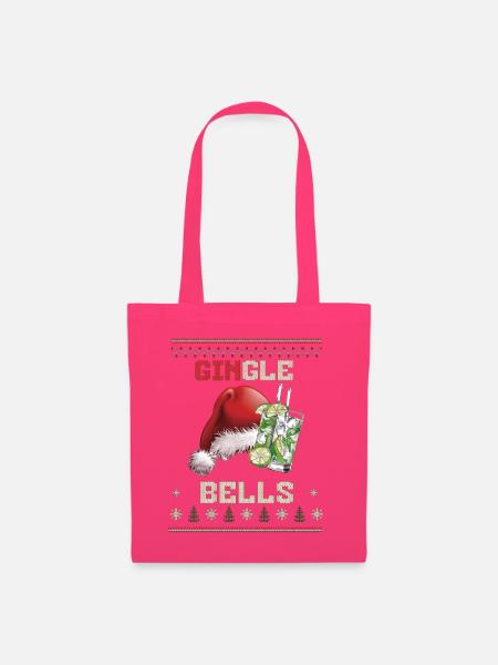 Gingle Bells Santa Sip - Stoffbeutel - Azalea