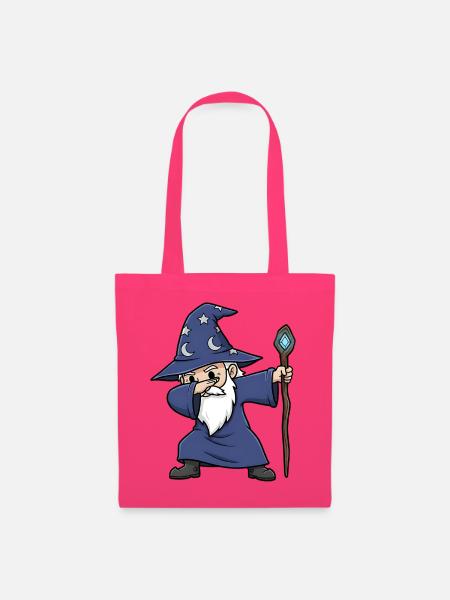 Dabbing Wizard – Lustiger Zauberer Design - Stoffbeutel - Azalea