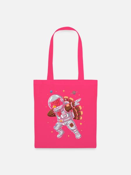 Astronautenente im All - Stoffbeutel - Azalea