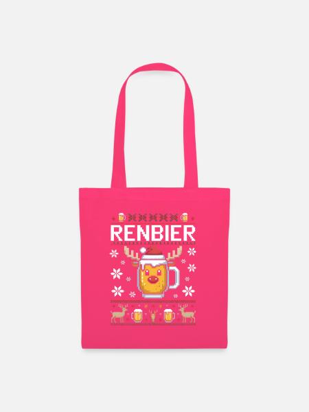 Renbier Weihnachtsbier - Stoffbeutel - Azalea