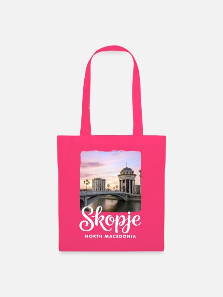 Skopje Nordmazedonien - Stoffbeutel - Azalea