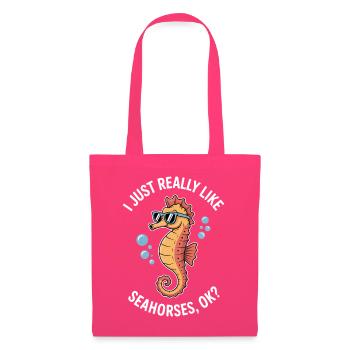 Seahorse Saying Funny Seahorse Gift - Tote Bag - azalea - Front