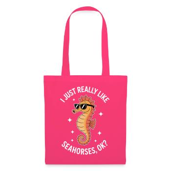 Seahorse Saying Funny Seahorse Gift - Tote Bag - azalea - Front