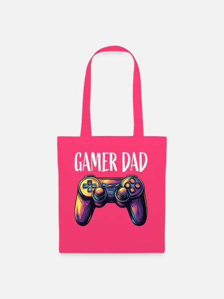 Gamer Dad Controller Neon - Stoffbeutel - Azalea