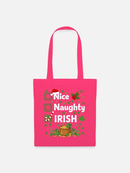 Nice Naughty Irish St Patrick - Stoffbeutel - Azalea