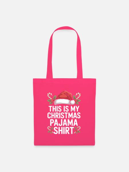 Dieses Weihnachts-Pyjama-Hemd - Stoffbeutel - Azalea