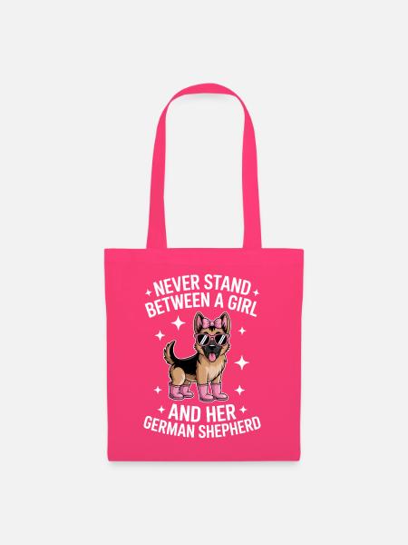 Deutscher Schäferhund Sprüche Schäferhund Geschenk - Stoffbeutel - Azalea