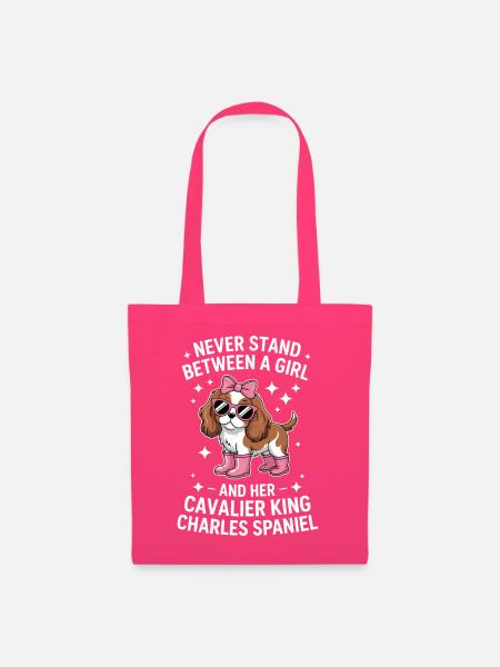 Cavalier King Charles Spaniel Geschenk - Stoffbeutel - Azalea