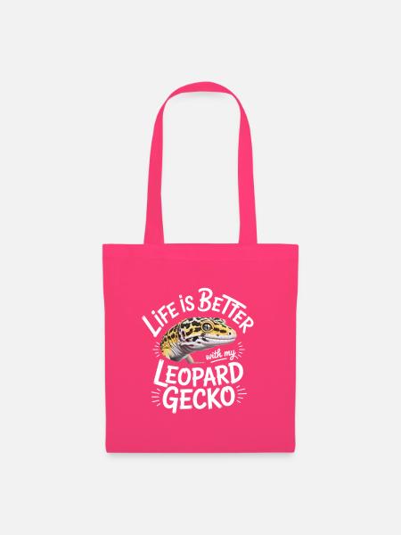 Leopardgekko-Leben ist besser - Stoffbeutel - Azalea