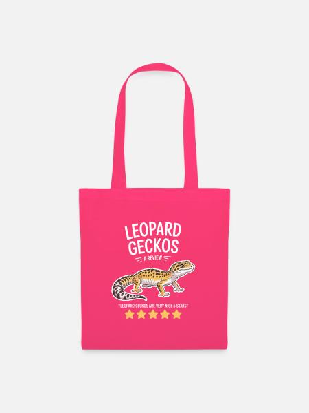 Leopardgecko Bewertungs-Tee - Stoffbeutel - Azalea