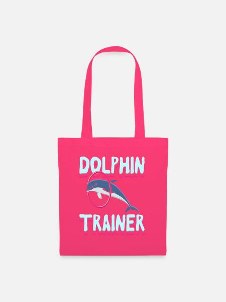 Dolphin Trainer Ocean Lover Design - Stoffbeutel - Azalea