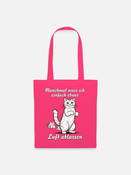 KATZE Luft ablassen - Stoffbeutel - Azalea
