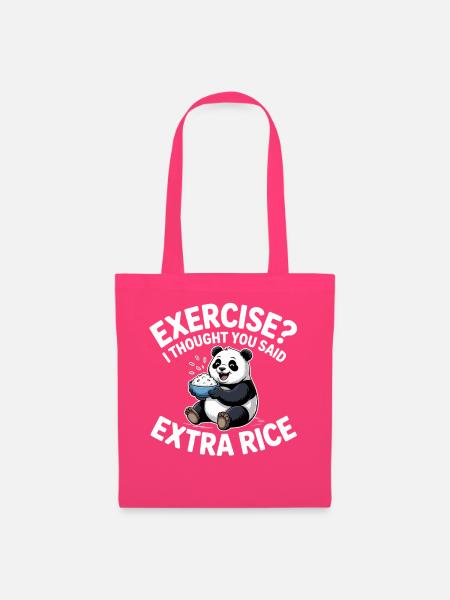 Panda mit Reis-Witz - Stoffbeutel - Azalea