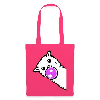 Lama Bubbles Side Side Côté Cool Mignon - Sac en tissu - rose azalée - Devant