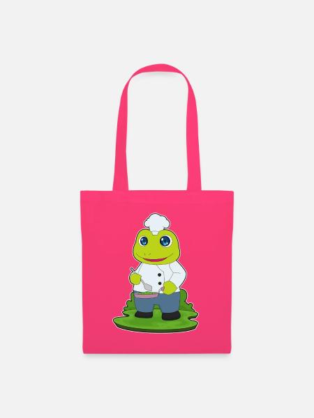 Frosch Koch Pfanne Kochen - Stoffbeutel - Azalea