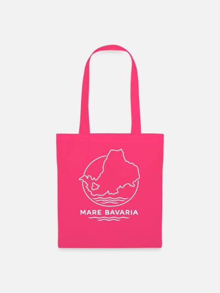 Bayerisches Meer - Mare Bavaria - Stoffbeutel - Azalea