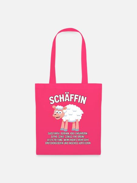 Schäffin - Alpha Schaf mit Sonnenbrille - Stoffbeutel - Azalea