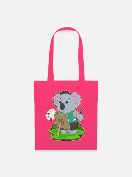 Koala Maler Pinsel Malen - Stoffbeutel - Azalea