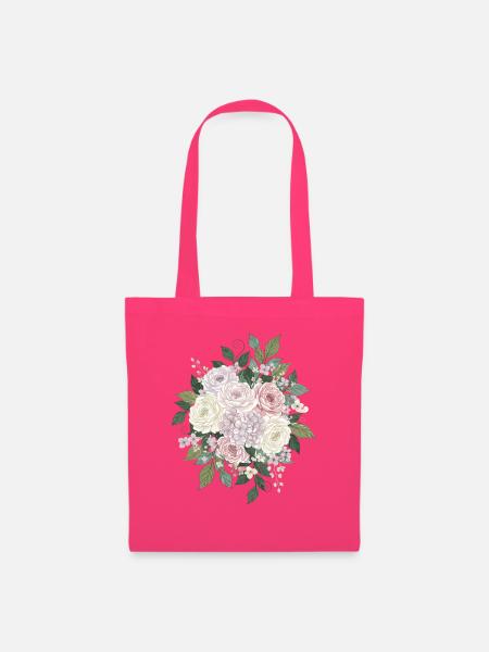 Pastell Rosen Bouquets - Stoffbeutel - Azalea