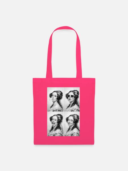 Ada Lovelace Collage - Stoffbeutel - Azalea