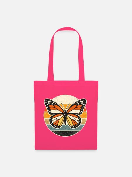 Butterfly Retro Sunset - Stoffbeutel - Azalea