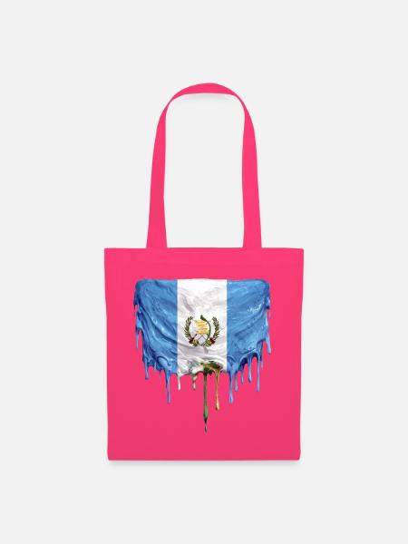 Guatemala Flagge Schmelz-Effekt - Stoffbeutel - Azalea