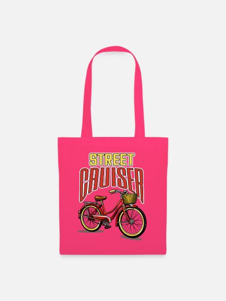Street Cruiser Fahrrad - Stoffbeutel - Azalea