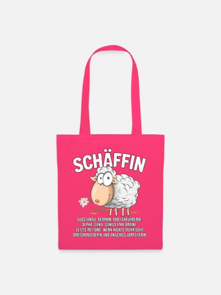Schäffin - Alpha Schaf mit Sonnenbrille - Stoffbeutel - Azalea