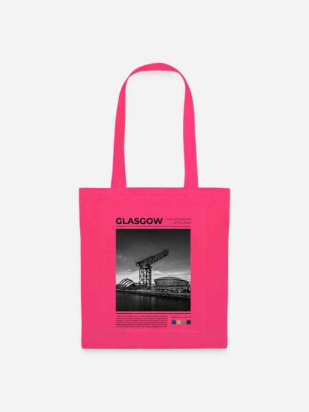 Glasgow Waterfront in Schwarzweiß - Stoffbeutel - Azalea