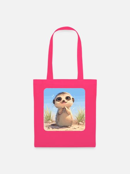 Meerkat Erdmännchen - Stoffbeutel - Azalea
