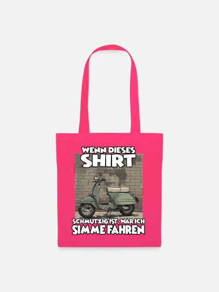 Nostalgie Simson T– Zweitakt-Liebe für Simson-Besi - Stoffbeutel - Azalea