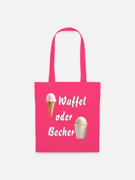 EIS WAFFEL ODER BECHER - Stoffbeutel - Azalea