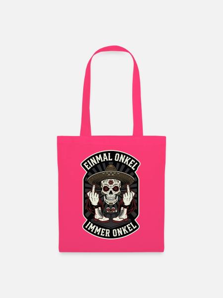 Sugar Skull Mittelfinger Sombrero - Stoffbeutel - Azalea