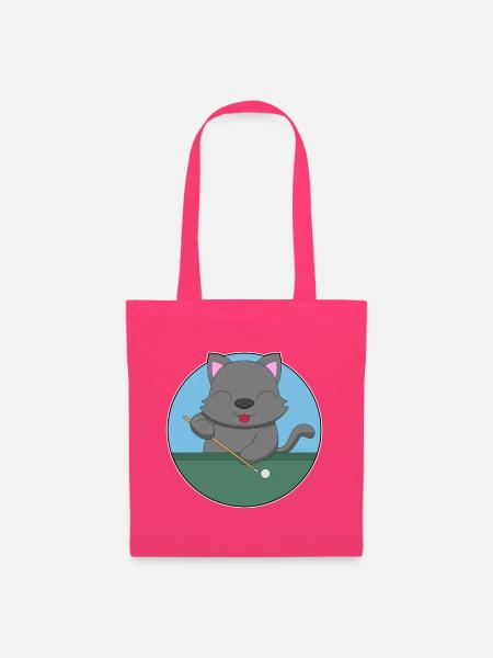 Katze Billiard Queue - Stoffbeutel - Azalea