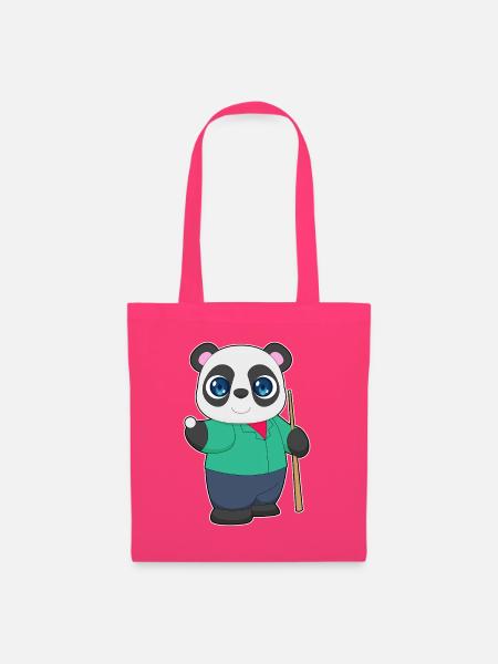 Panda Billiard Queue - Stoffbeutel - Azalea