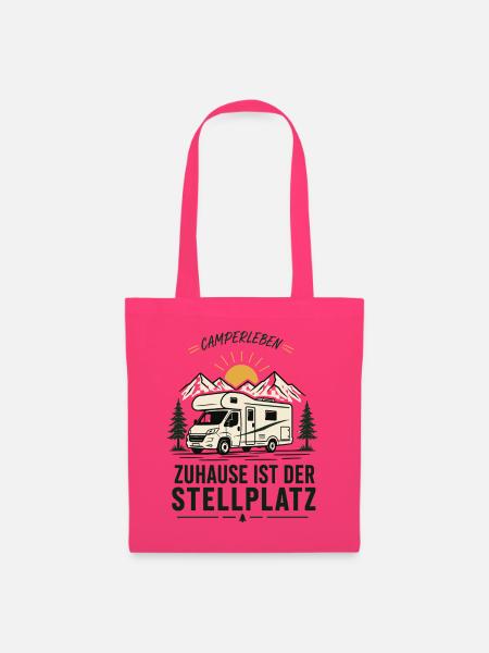 Camperleben Zuhause ist der Stellplatz - Stoffbeutel - Azalea