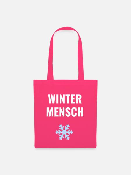 Wintermensch – Schlichtes Statement - Stoffbeutel - Azalea