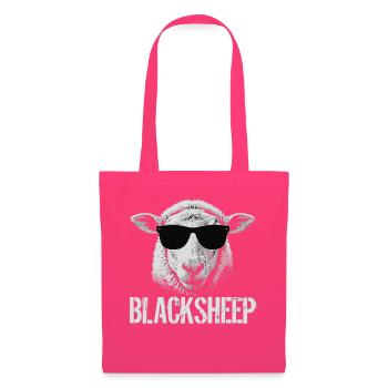 Schwarzes Schaf mit Sonnenbrille - Stoffbeutel - Azalea - Vorne