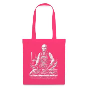 John Quincy Adams beim BBQ Grillen - Stoffbeutel - Azalea - Vorne