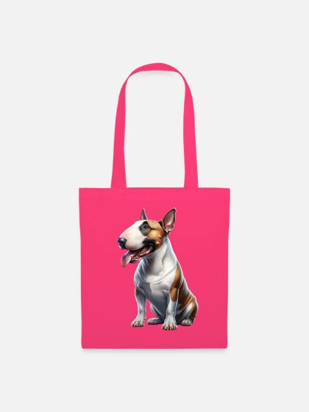 Bullterrier - Stoffbeutel - Azalea