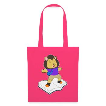 Lion Book - Tote Bag - azalea - Front