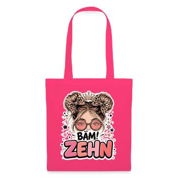 Bäm Zehn: Kawaii Geburtstagslook - Stoffbeutel - Azalea - Vorne